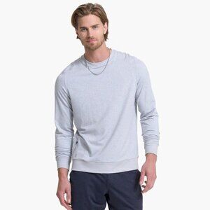 Vuori Men’s Ponto Performance Crew Small S - Platinum Heather